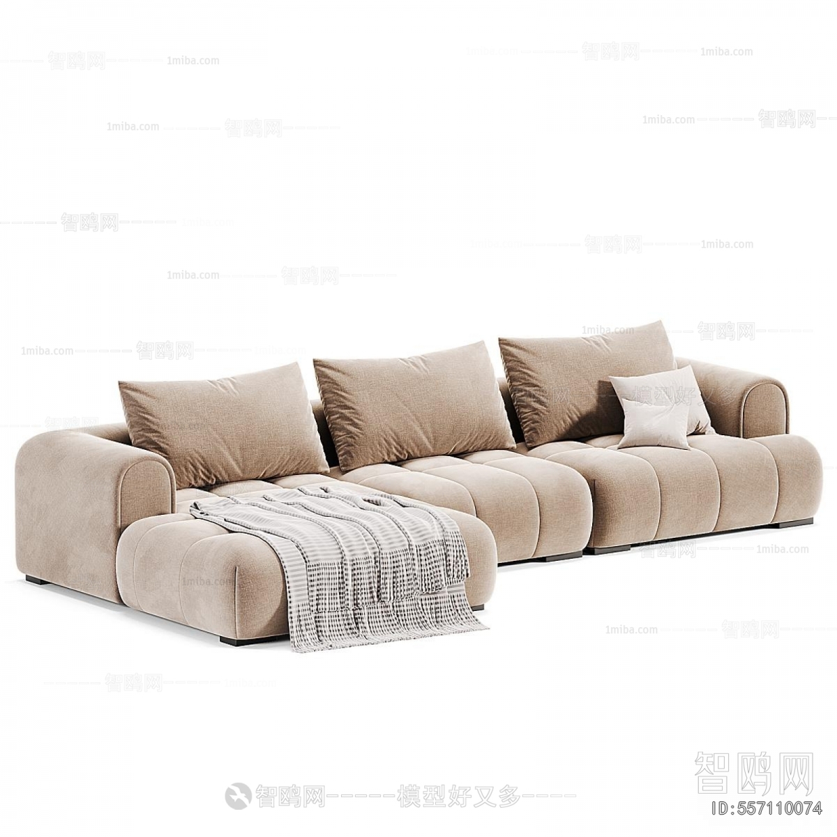 Modern Three-seat Sofa