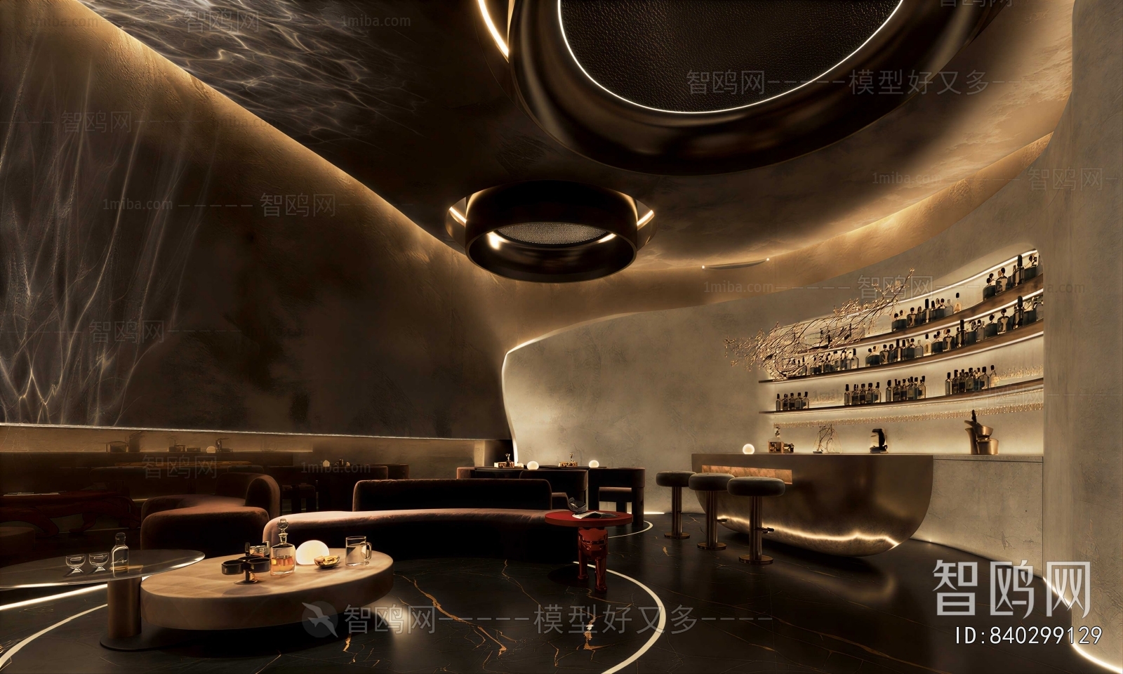 Wabi-sabi Style Bar