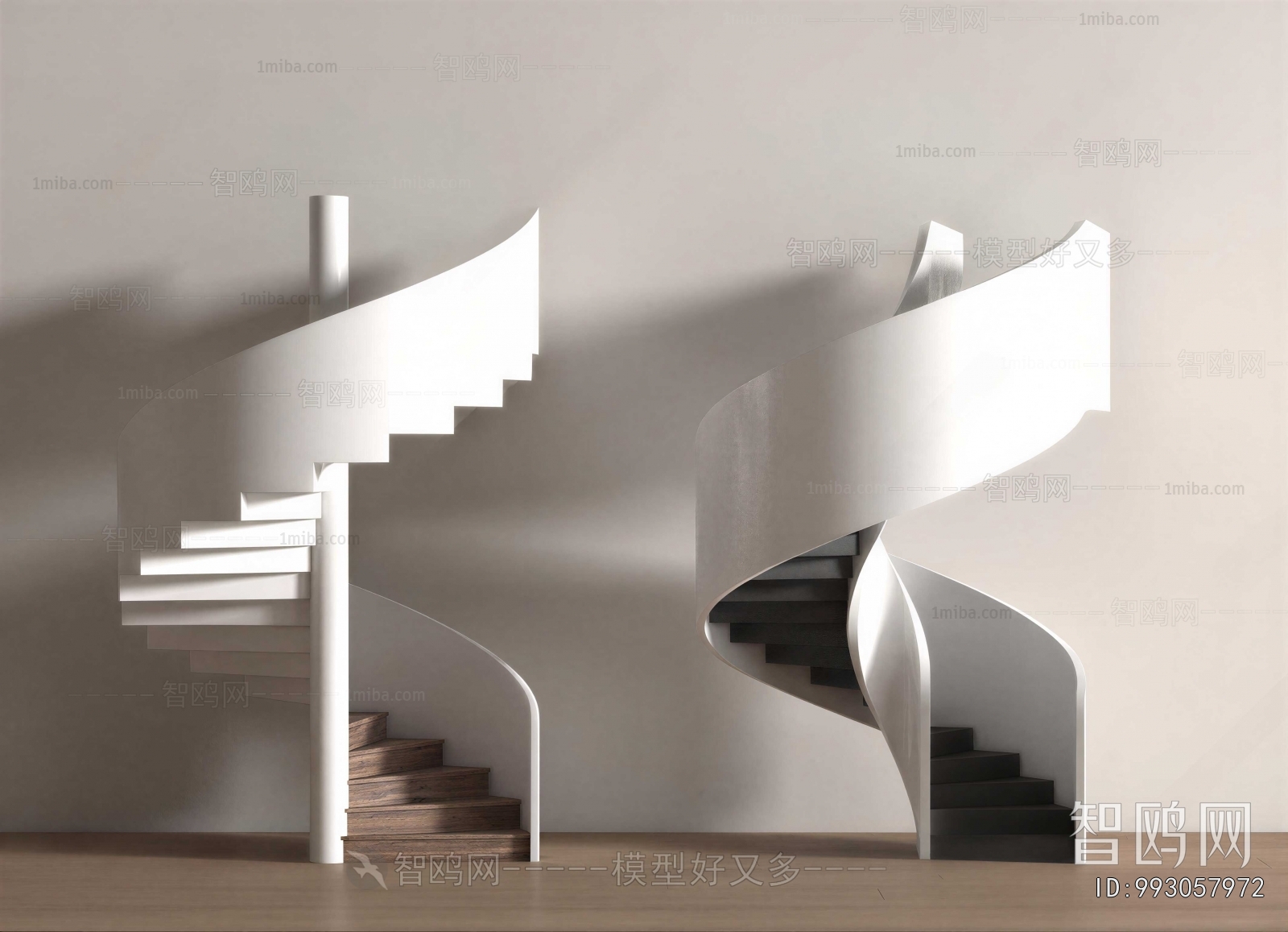 Modern Rotating Staircase