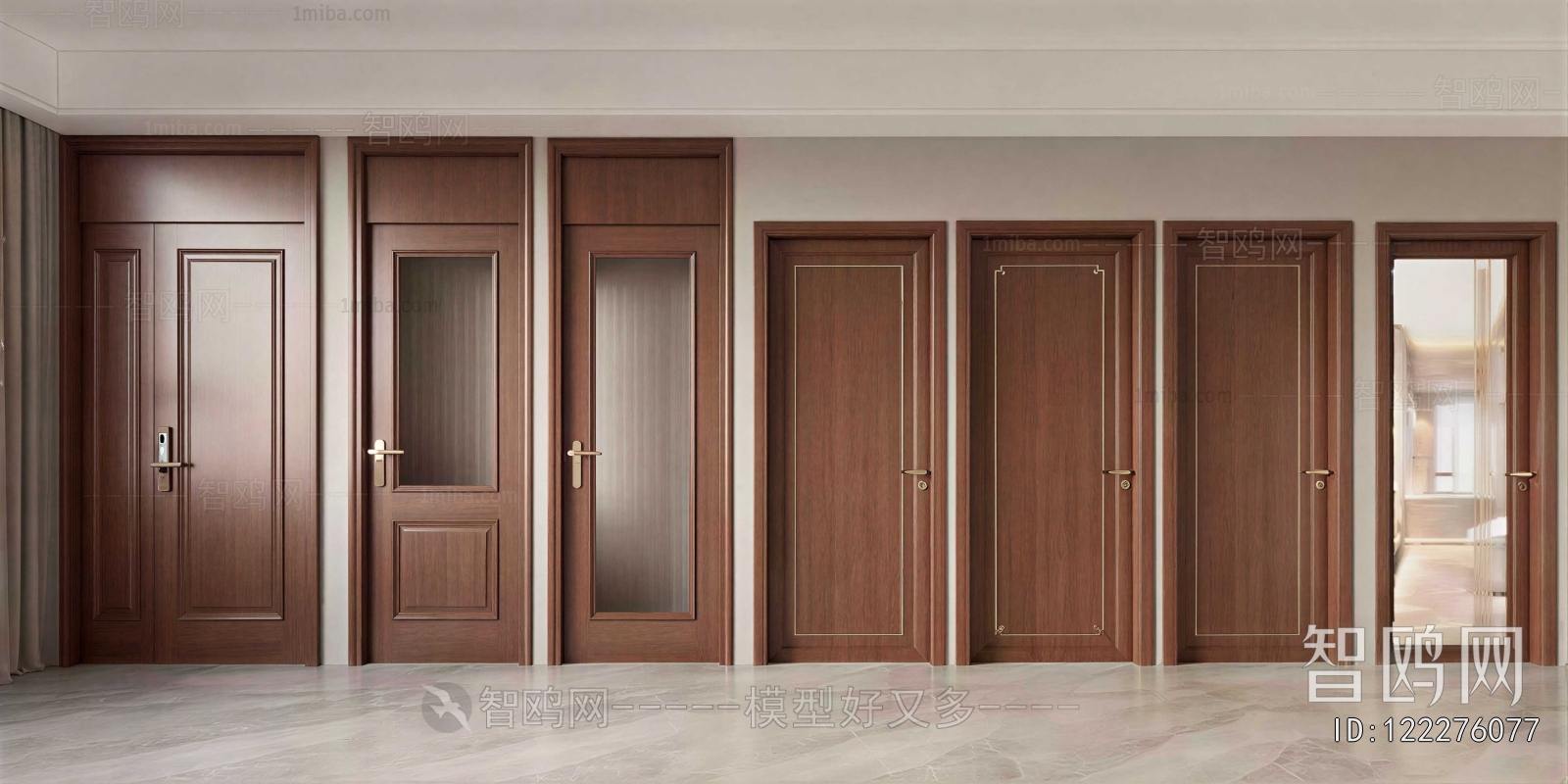 New Chinese Style Single Door