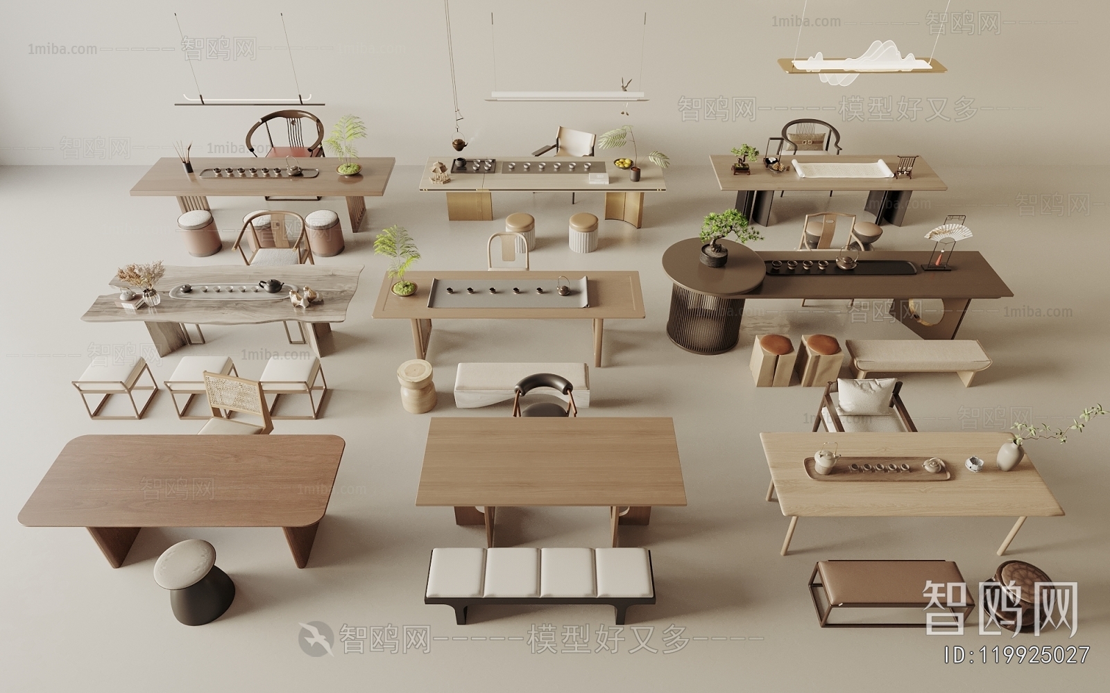 New Chinese Style Tea Tables And Chairs