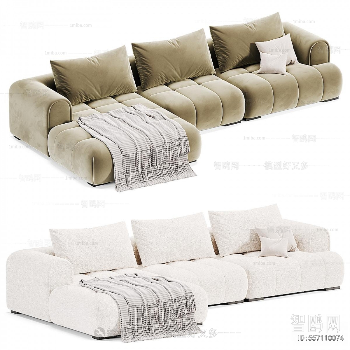 Modern Three-seat Sofa