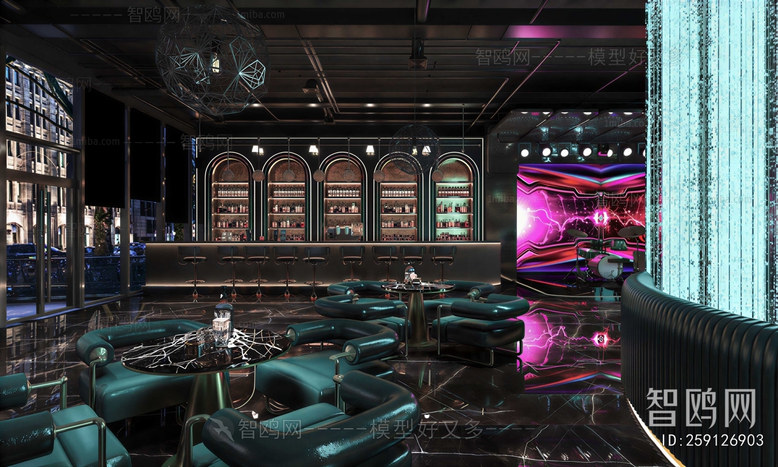 Industrial Style Bar