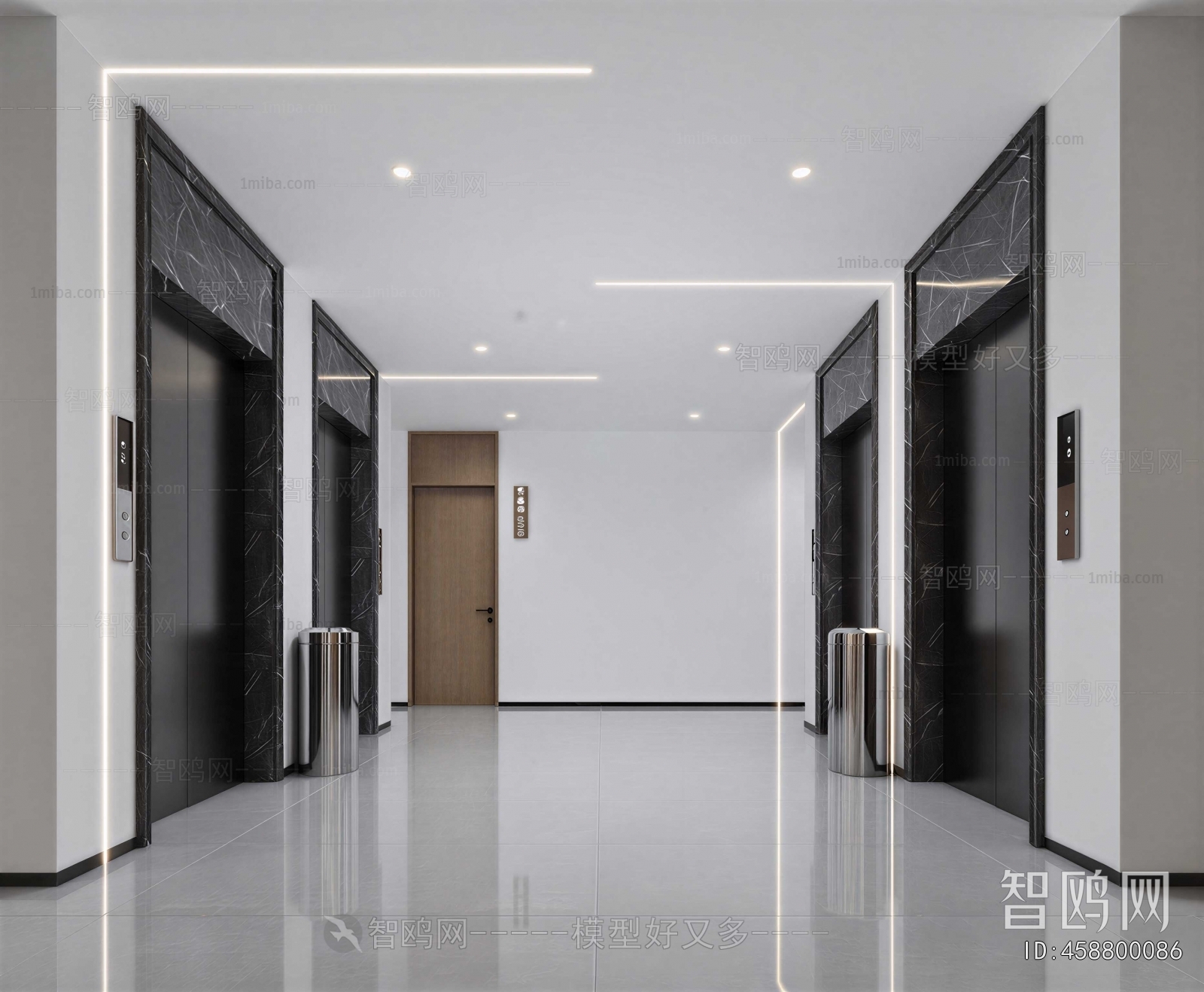 Modern Corridor/elevator Hall