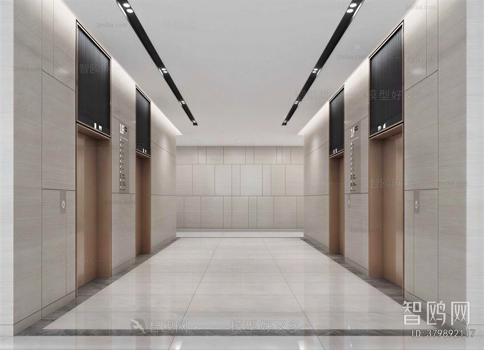 Modern Office Aisle