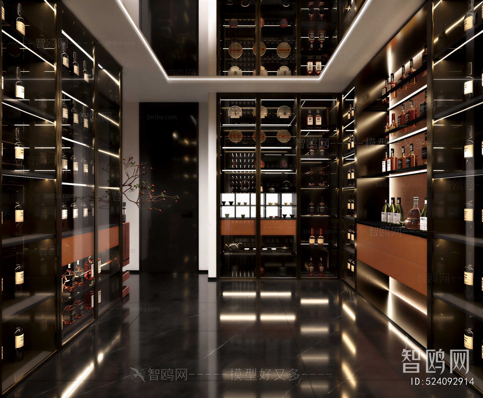 Modern Wine Cellar/Wine Tasting Room