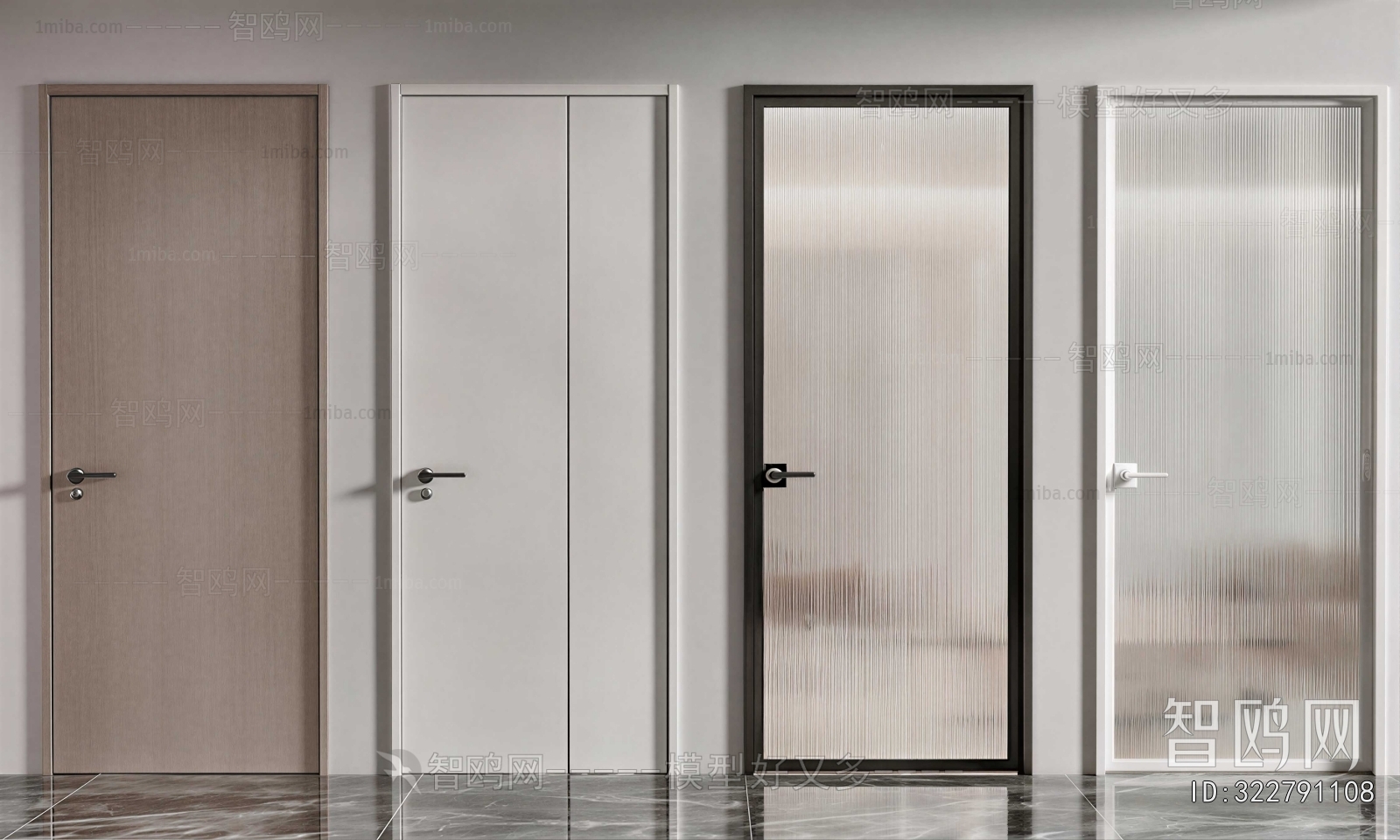 Modern Single Door
