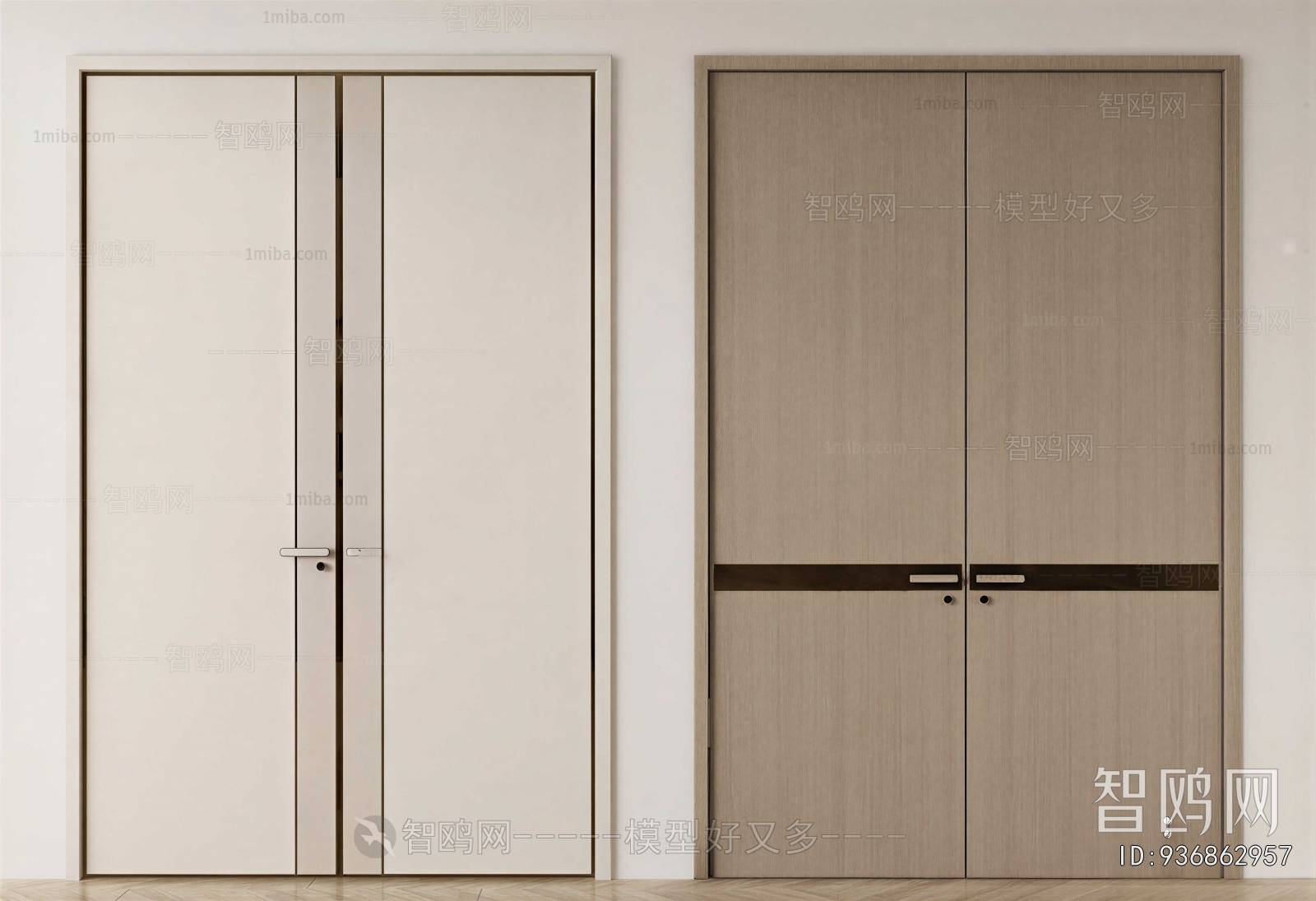 Modern Double Door
