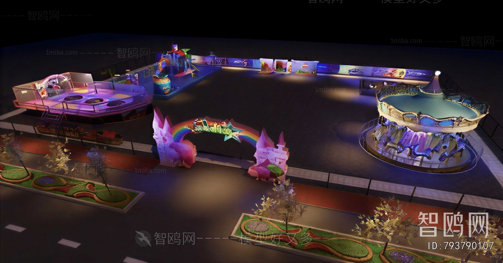 Modern Children's Amusement Park