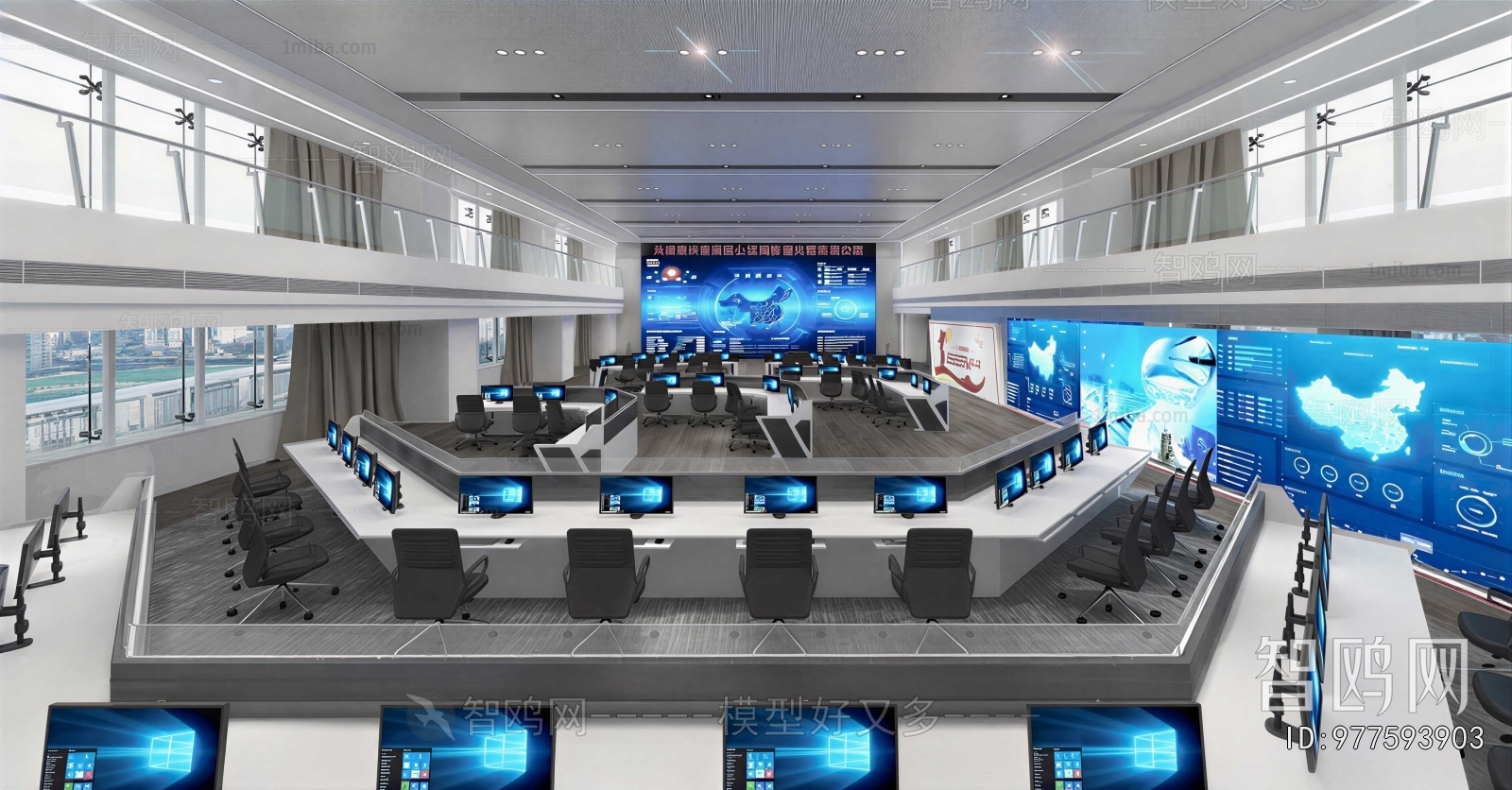 Modern Monitor Room