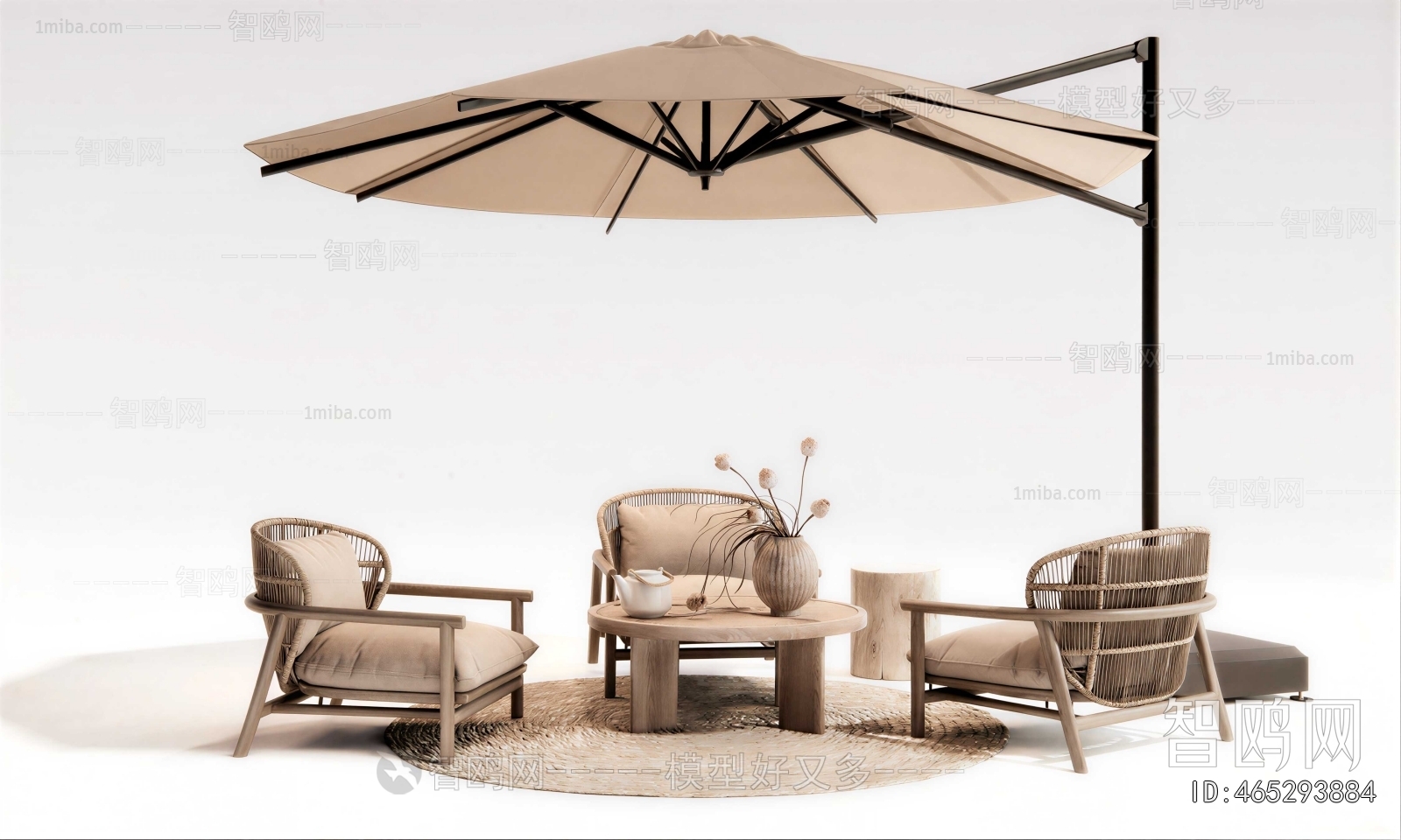 Wabi-sabi Style Outdoor Tables And Chairs