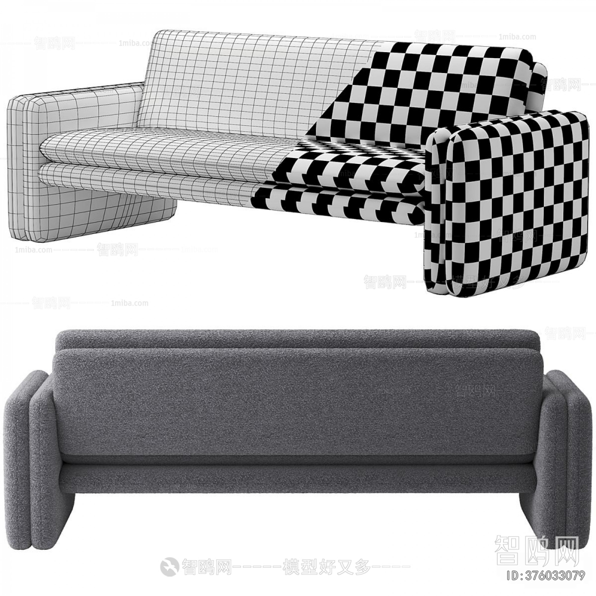 Modern Three-seat Sofa