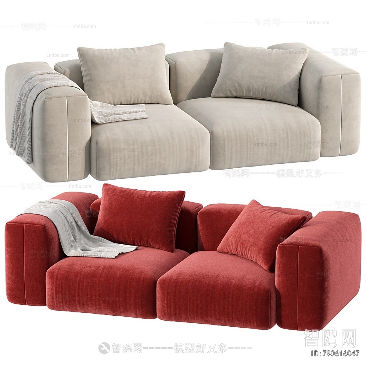 Modern Three-seat Sofa