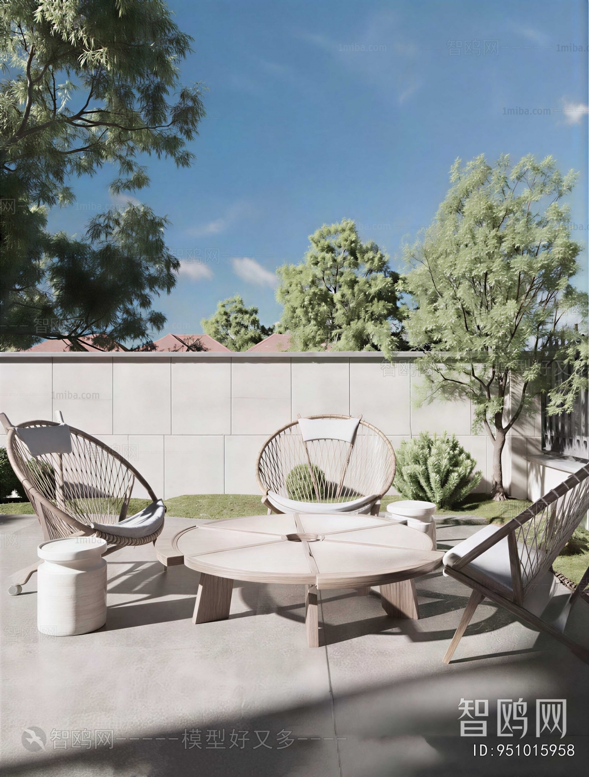 Modern Courtyard/landscape