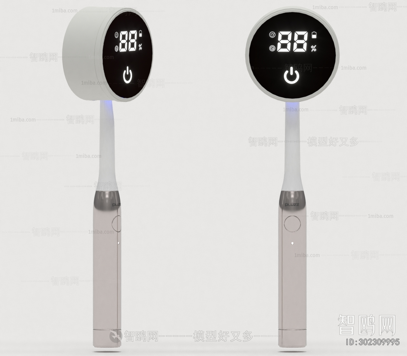 Modern Toothbrush And Toothpaste