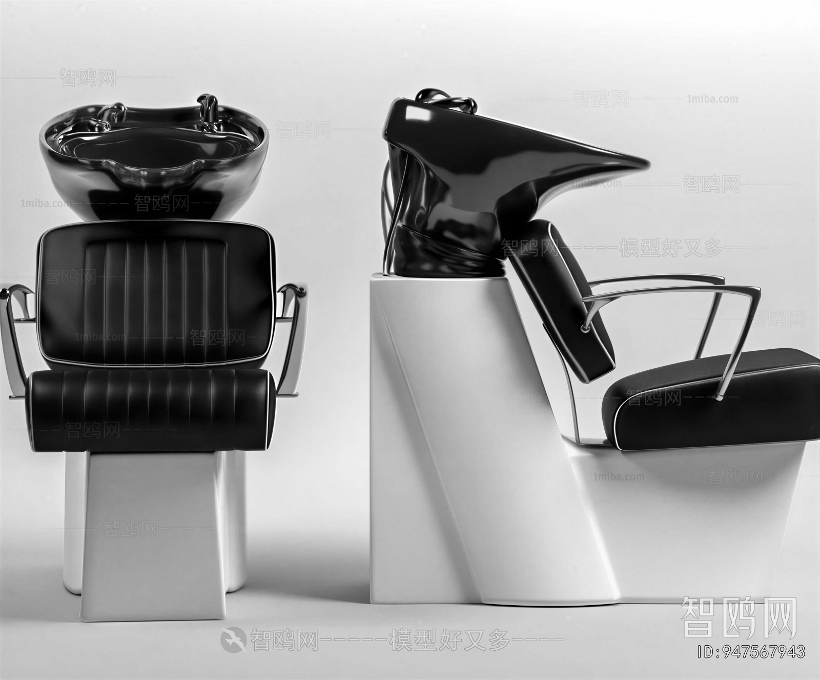 Modern Barber Chair