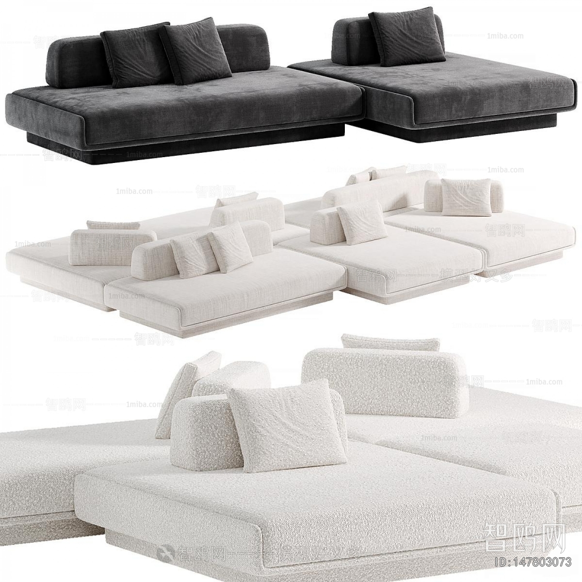 Modern Curved Sofa