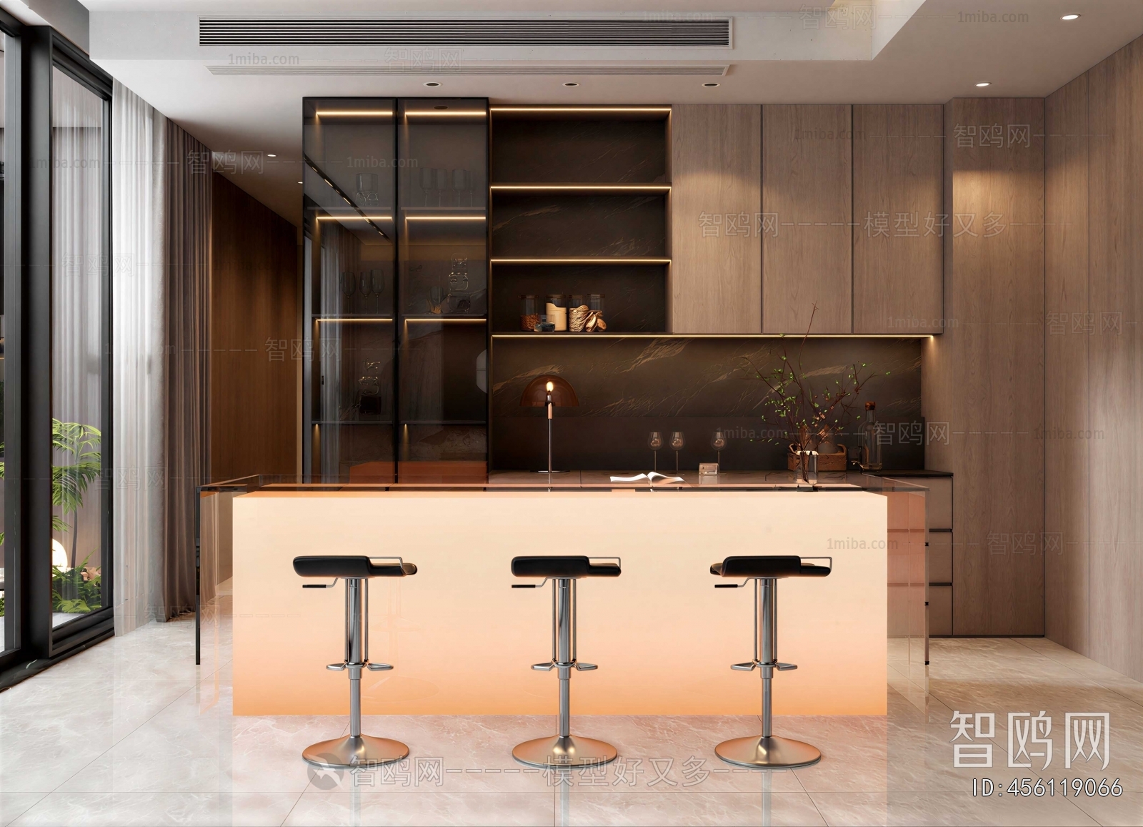 Modern Counter Bar