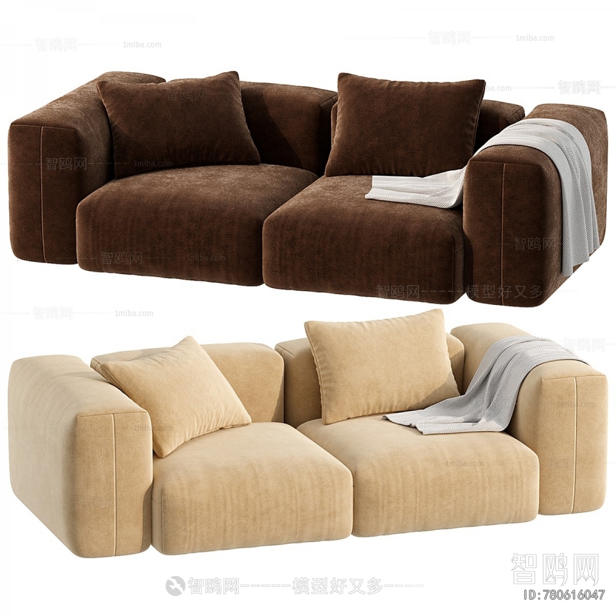 Modern Three-seat Sofa
