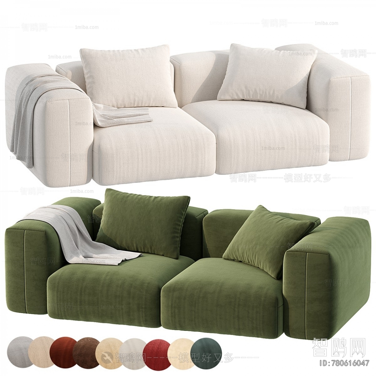 Modern Three-seat Sofa