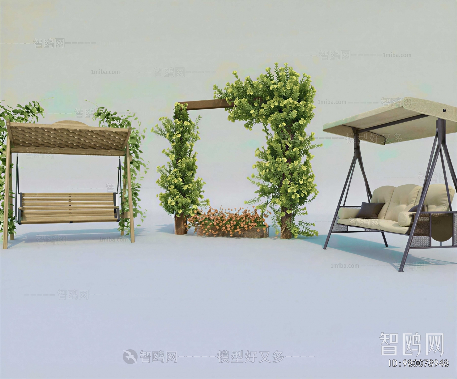 New Chinese Style Hanging Chair