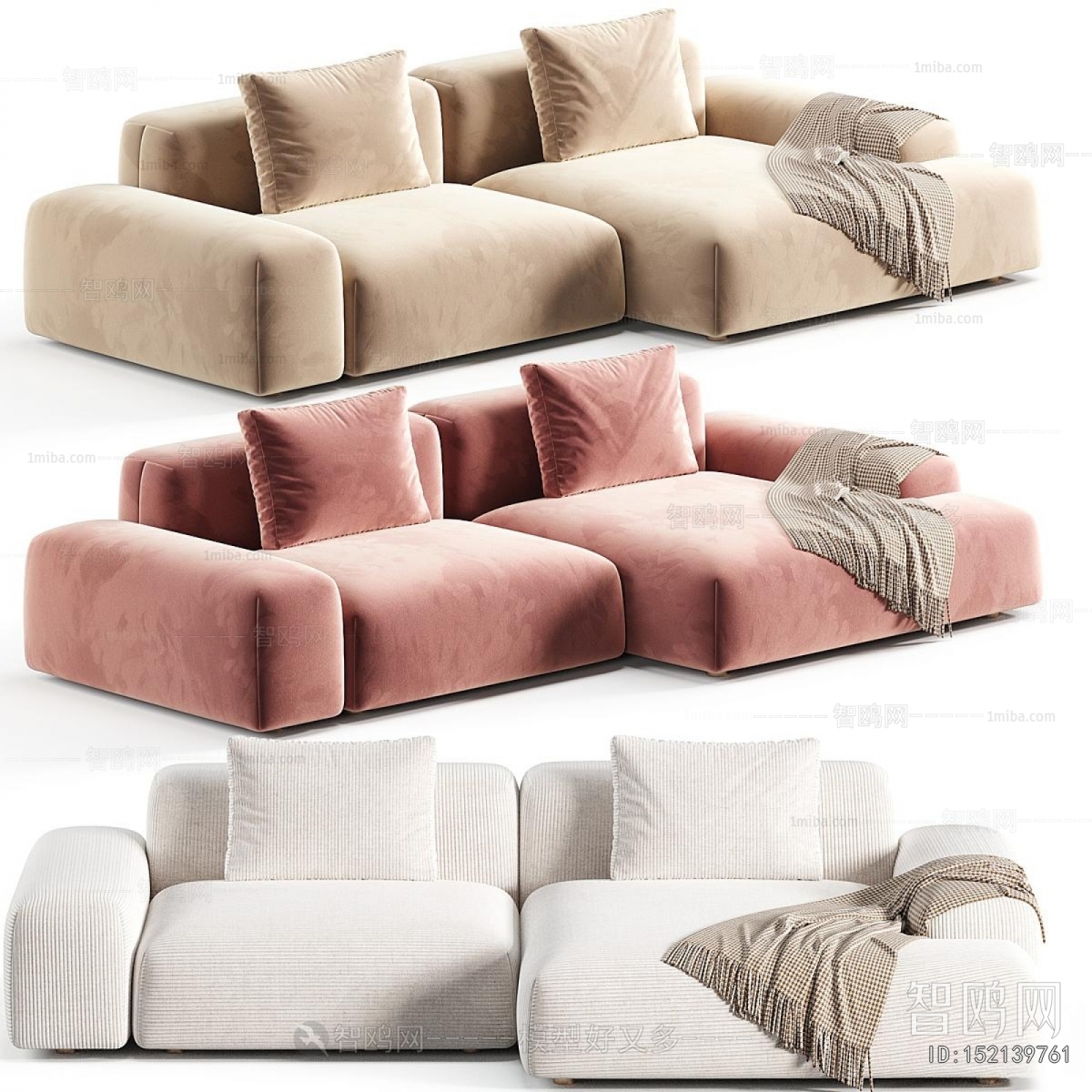Modern Three-seat Sofa