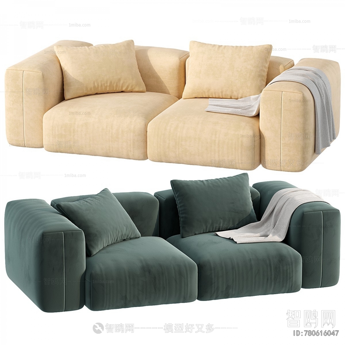 Modern Three-seat Sofa