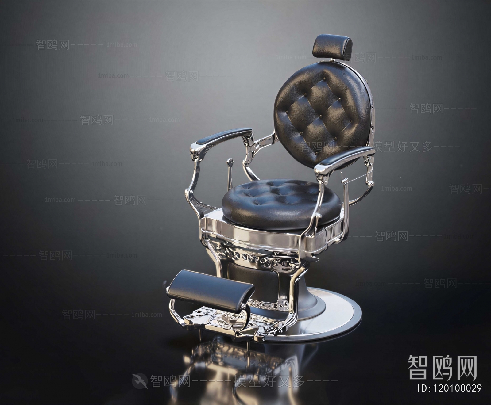 Retro Style Barber Chair