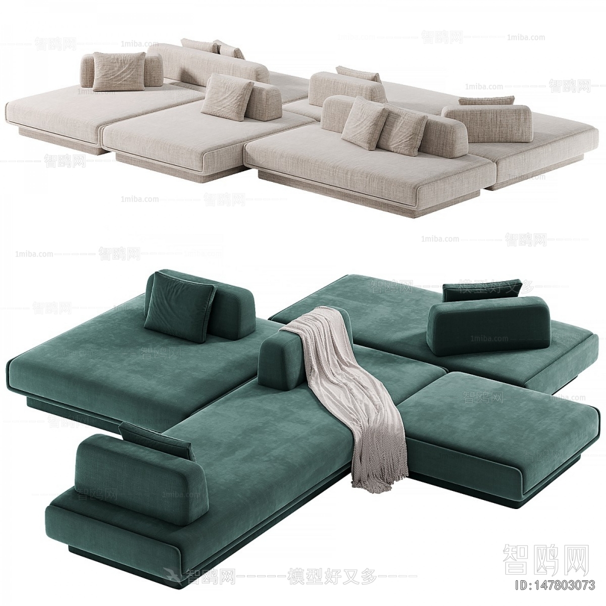 Modern Curved Sofa