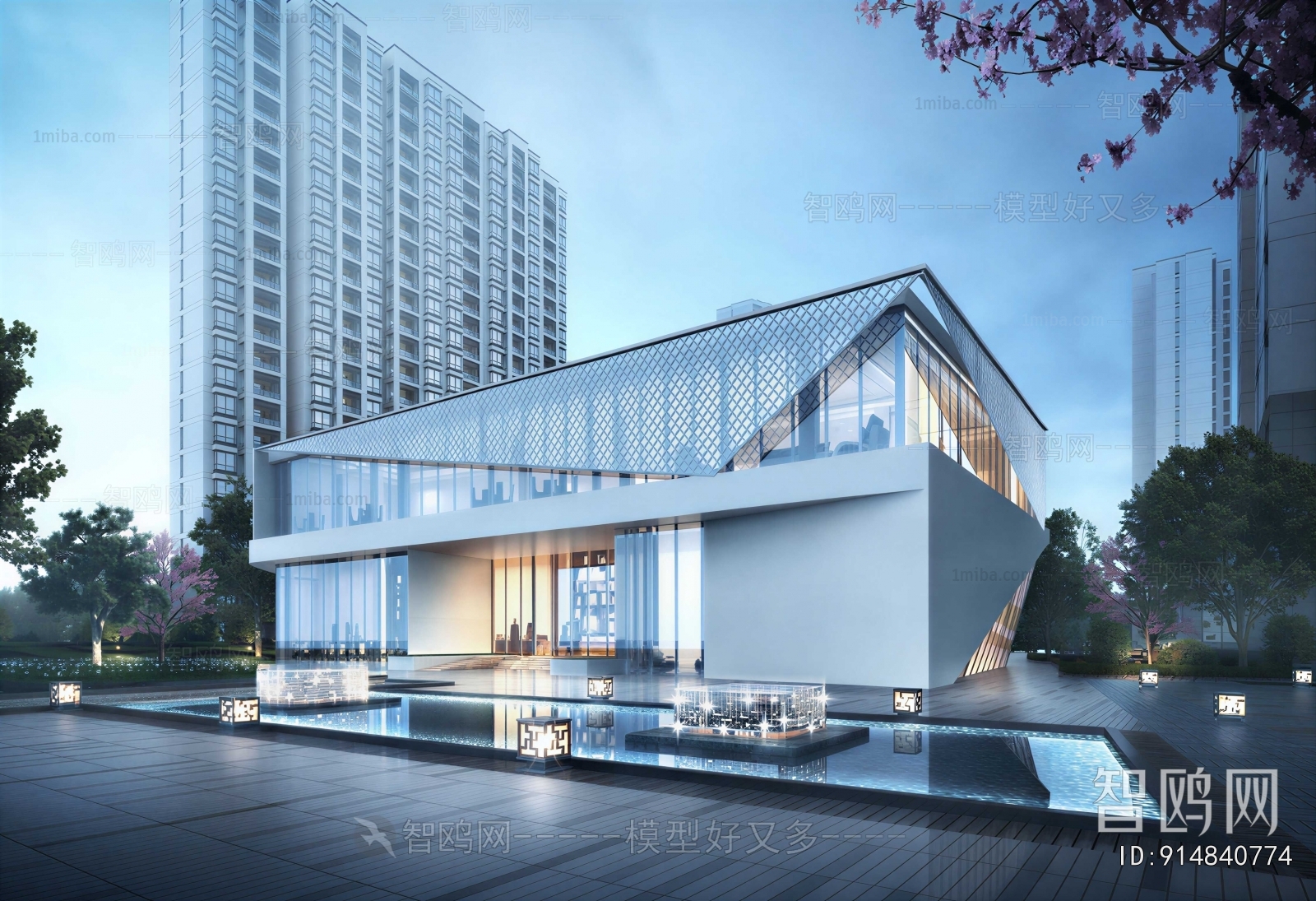 Modern Appearance Of Commercial Building