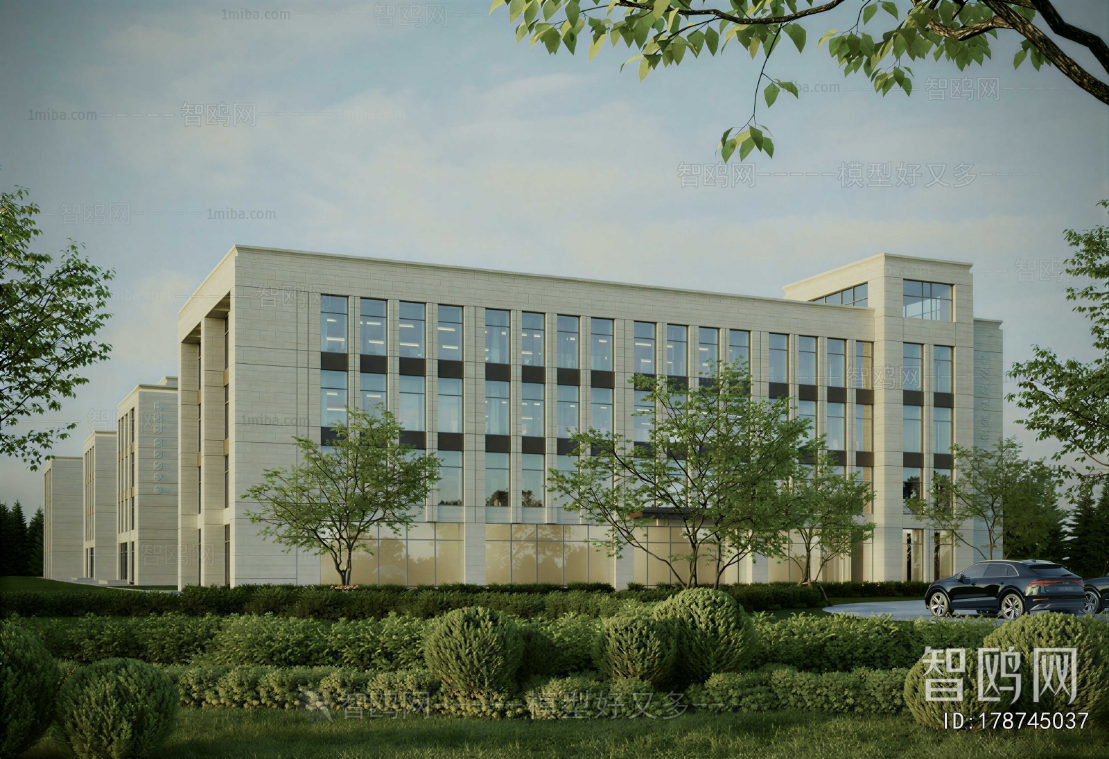 Modern Appearance Of Commercial Building