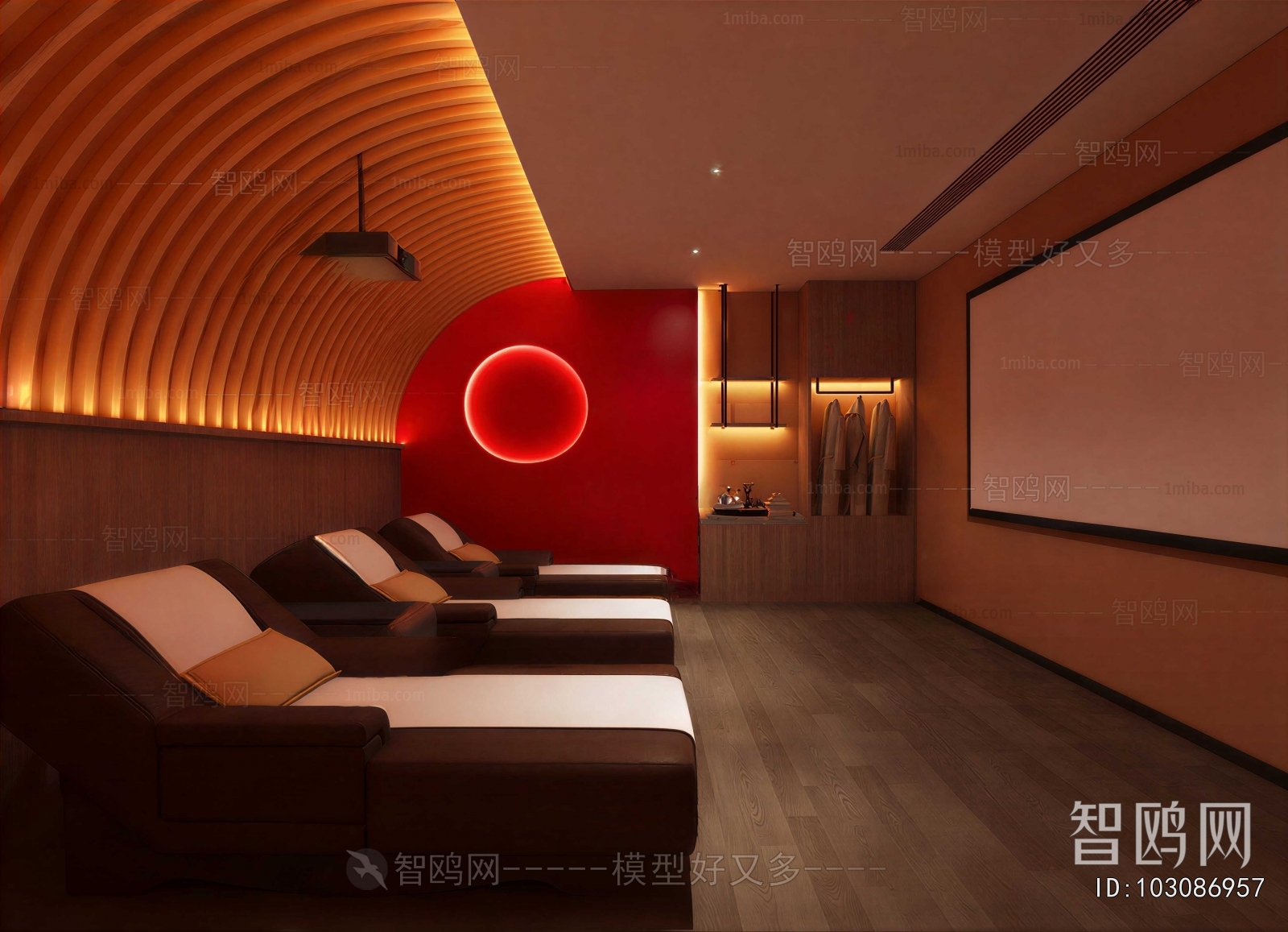 Modern Audiovisual Room