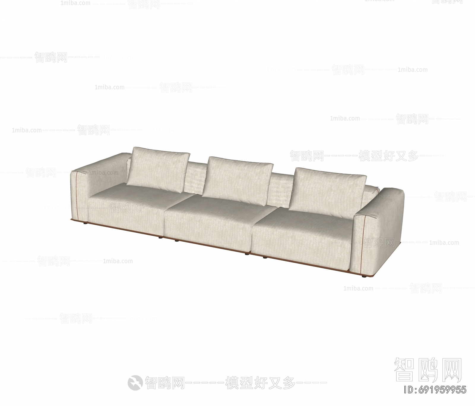 Modern Multi Person Sofa