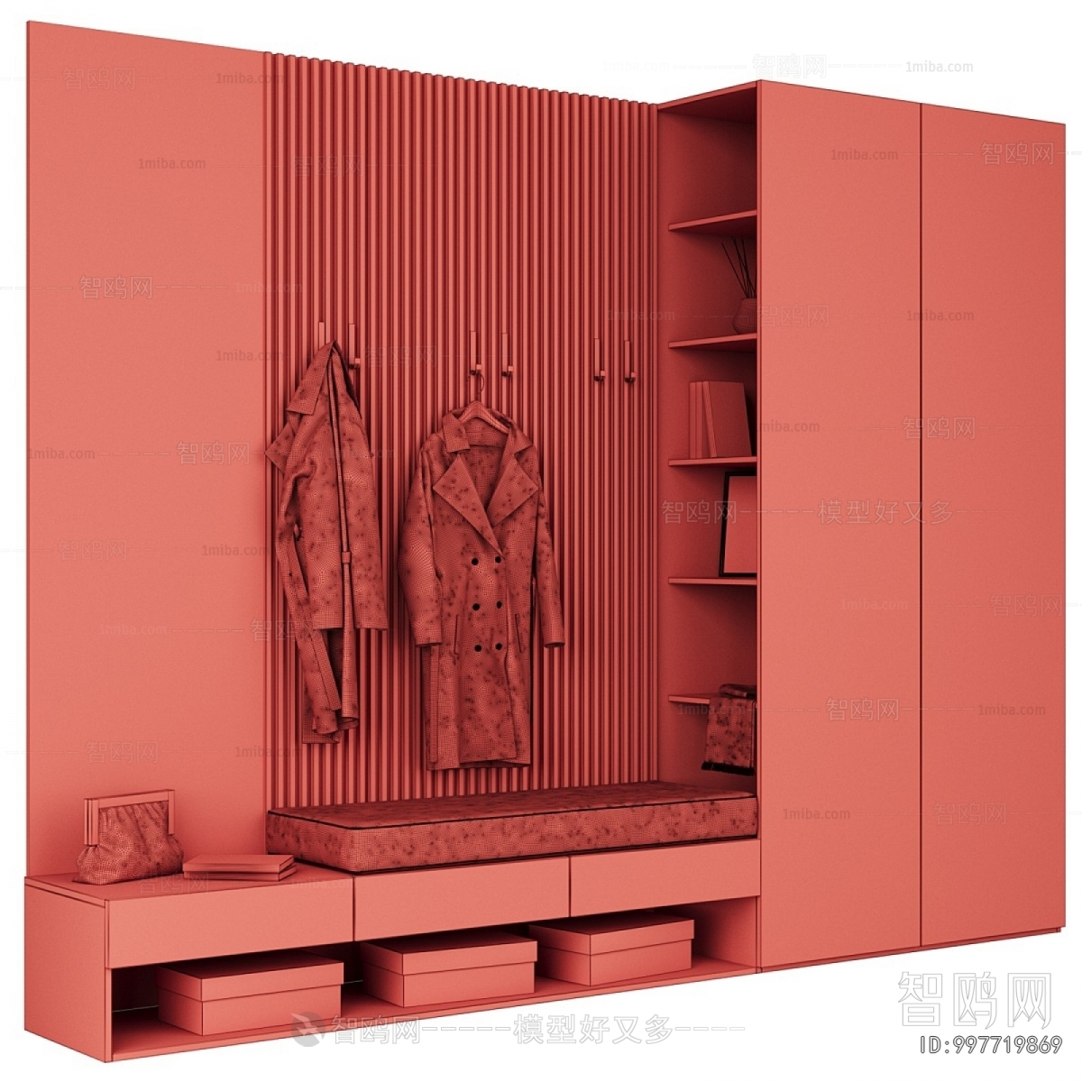 Modern Shoe Cabinet