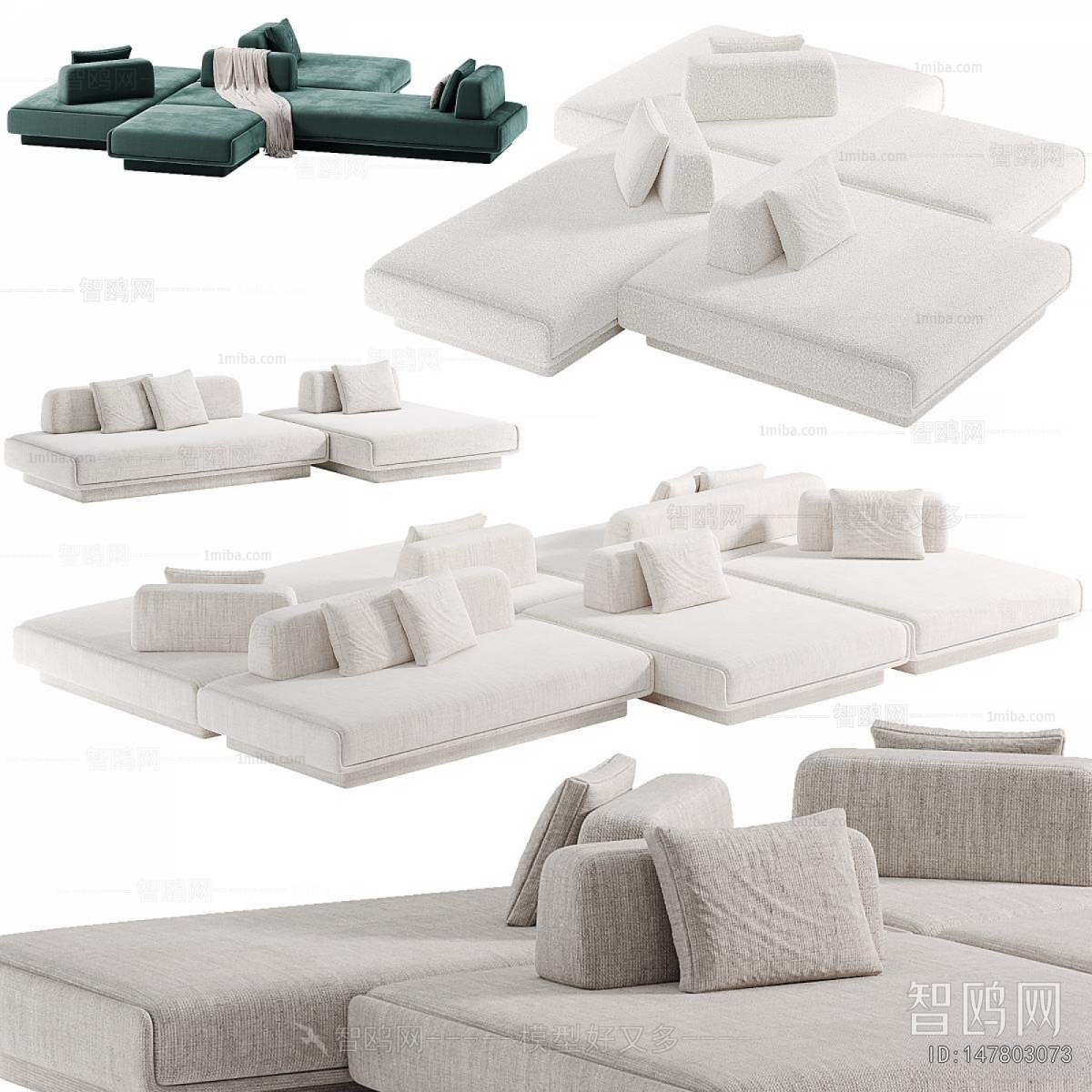 Modern Curved Sofa