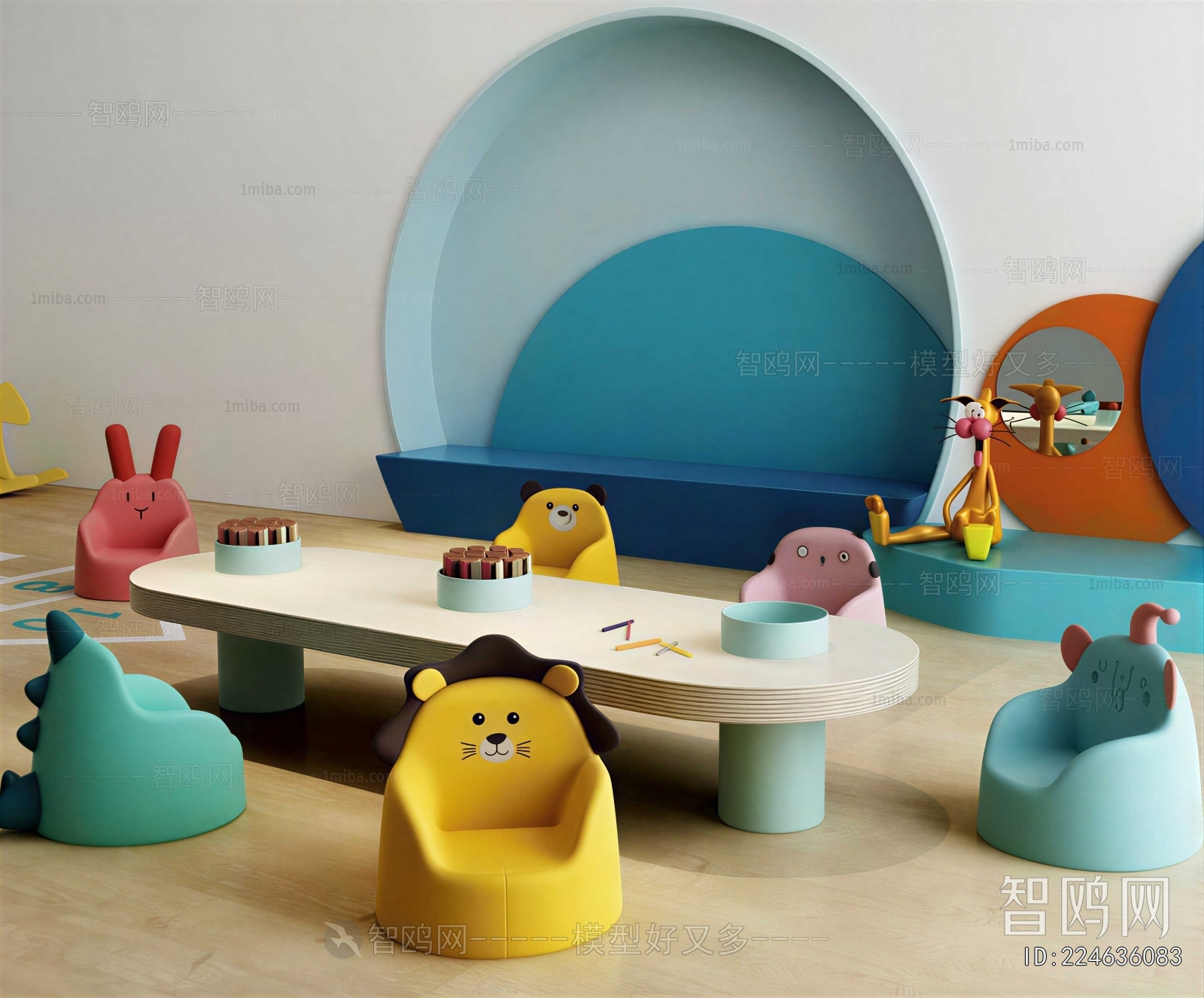 Modern Children's Table/chair