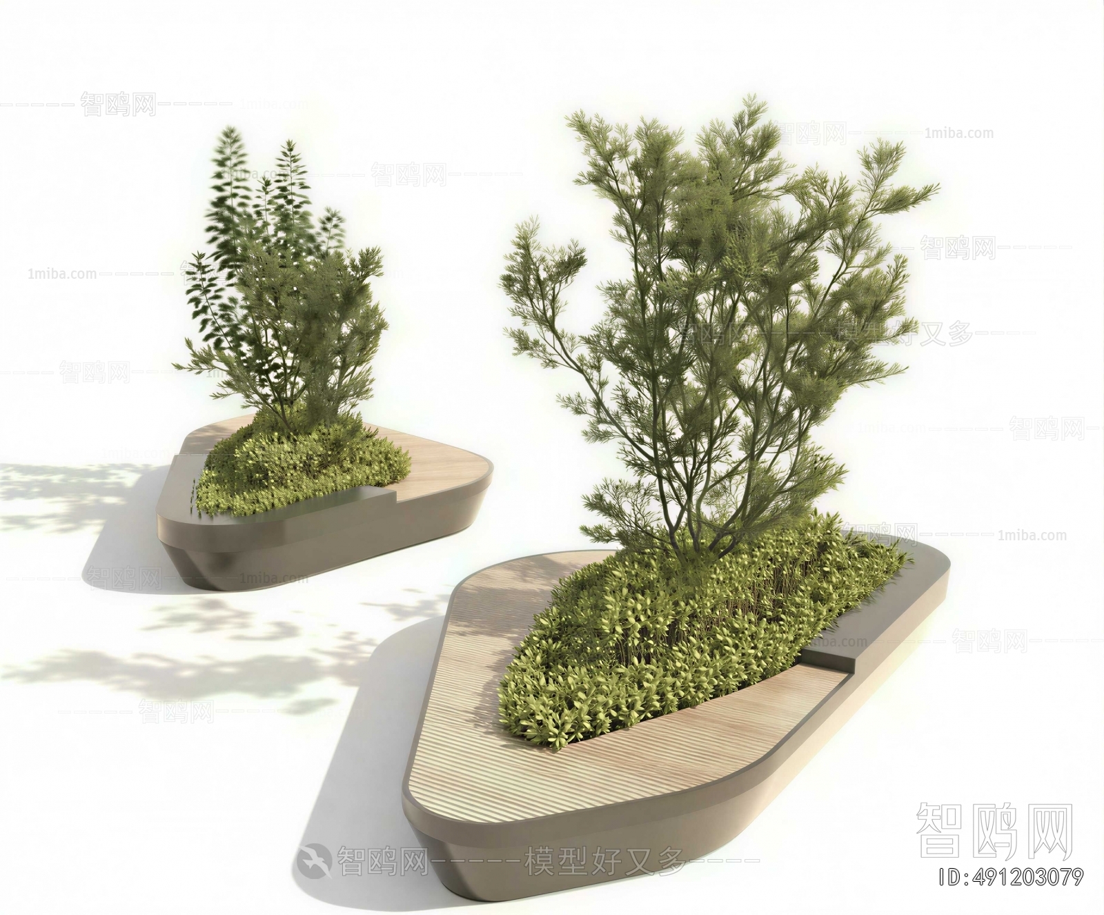 Modern Flower Bed, Flower Bowl, Flower Box