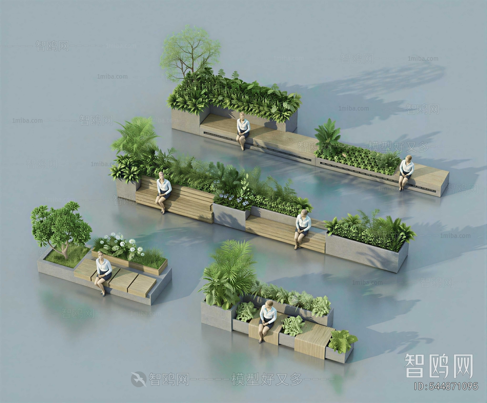 Modern Flower Bed, Flower Bowl, Flower Box