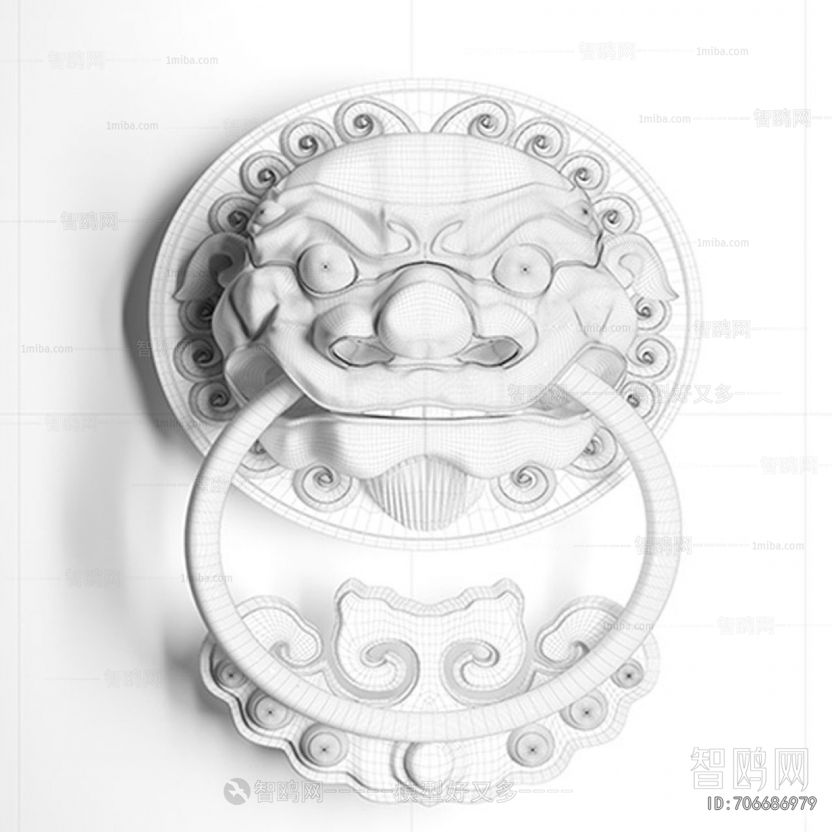 Chinese Style Door Handle
