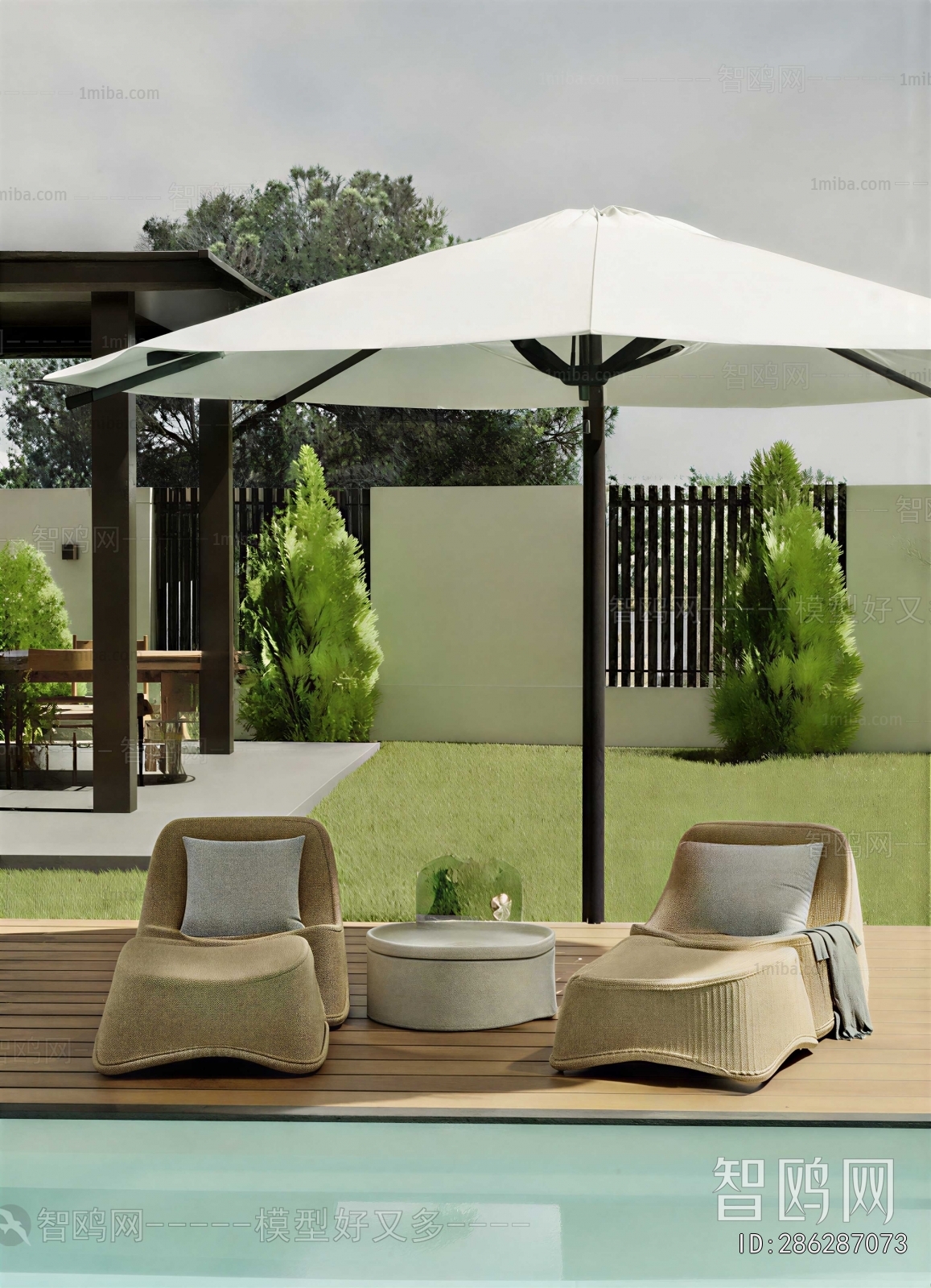 Modern Courtyard/landscape