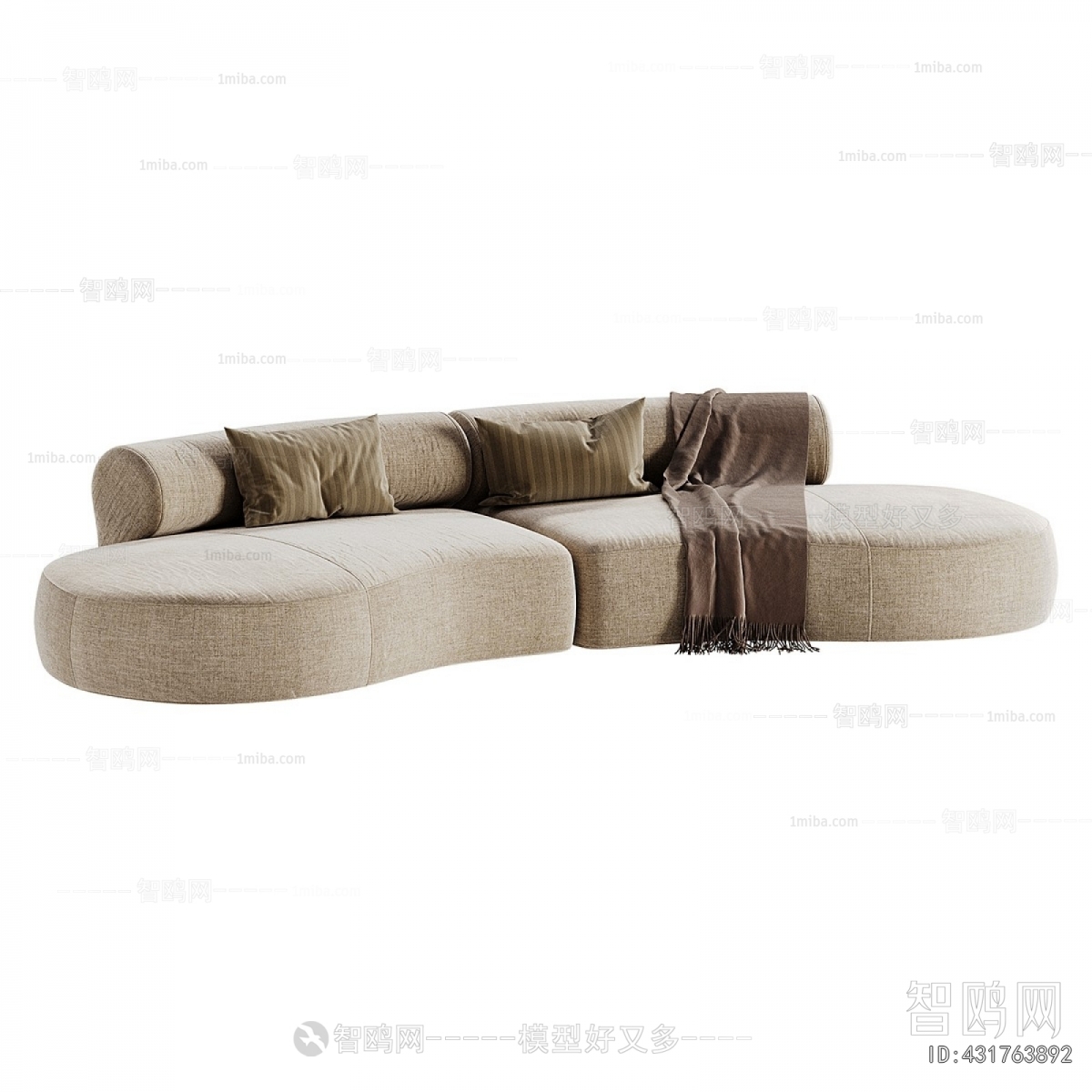 Modern Curved Sofa