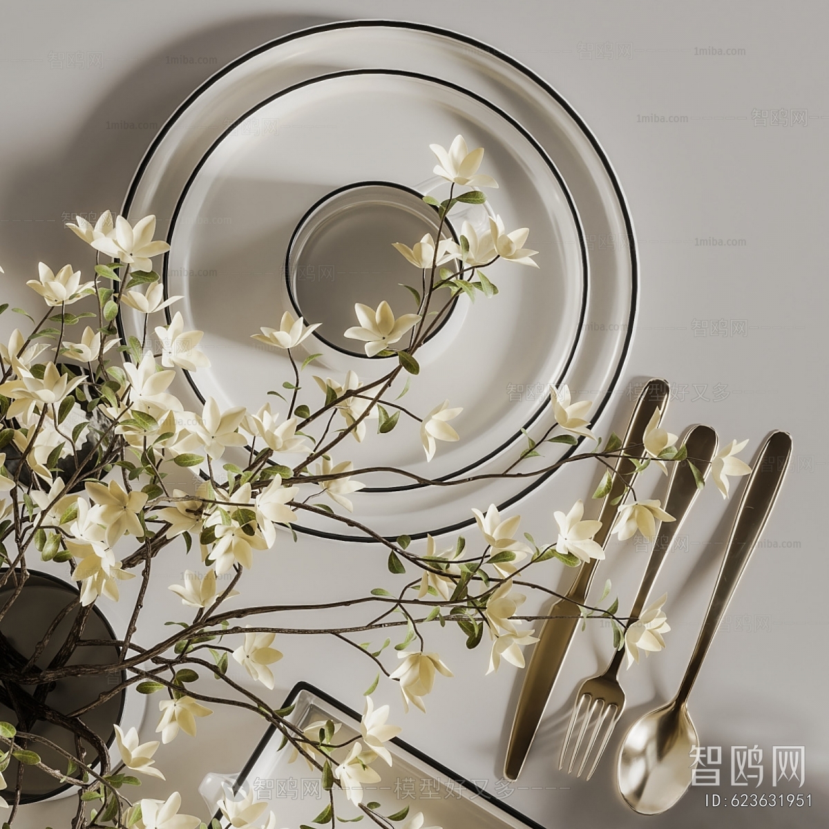 Modern Cutlery/tea Set