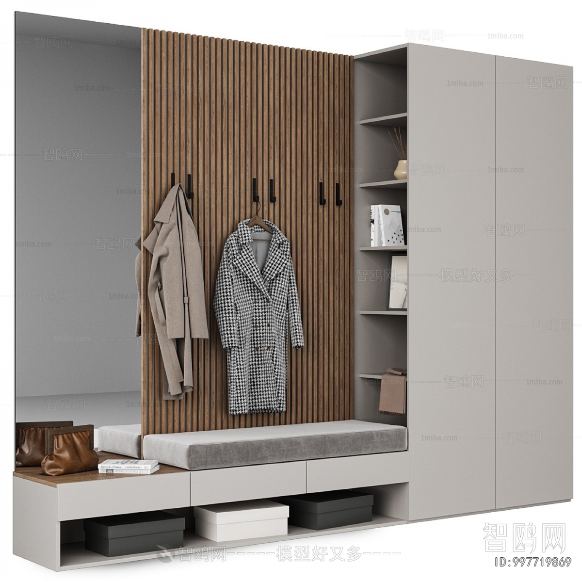 Modern Shoe Cabinet