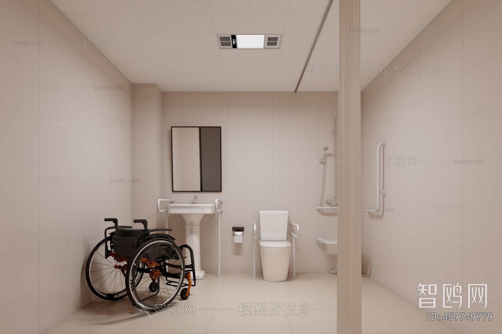Modern Public Toilet