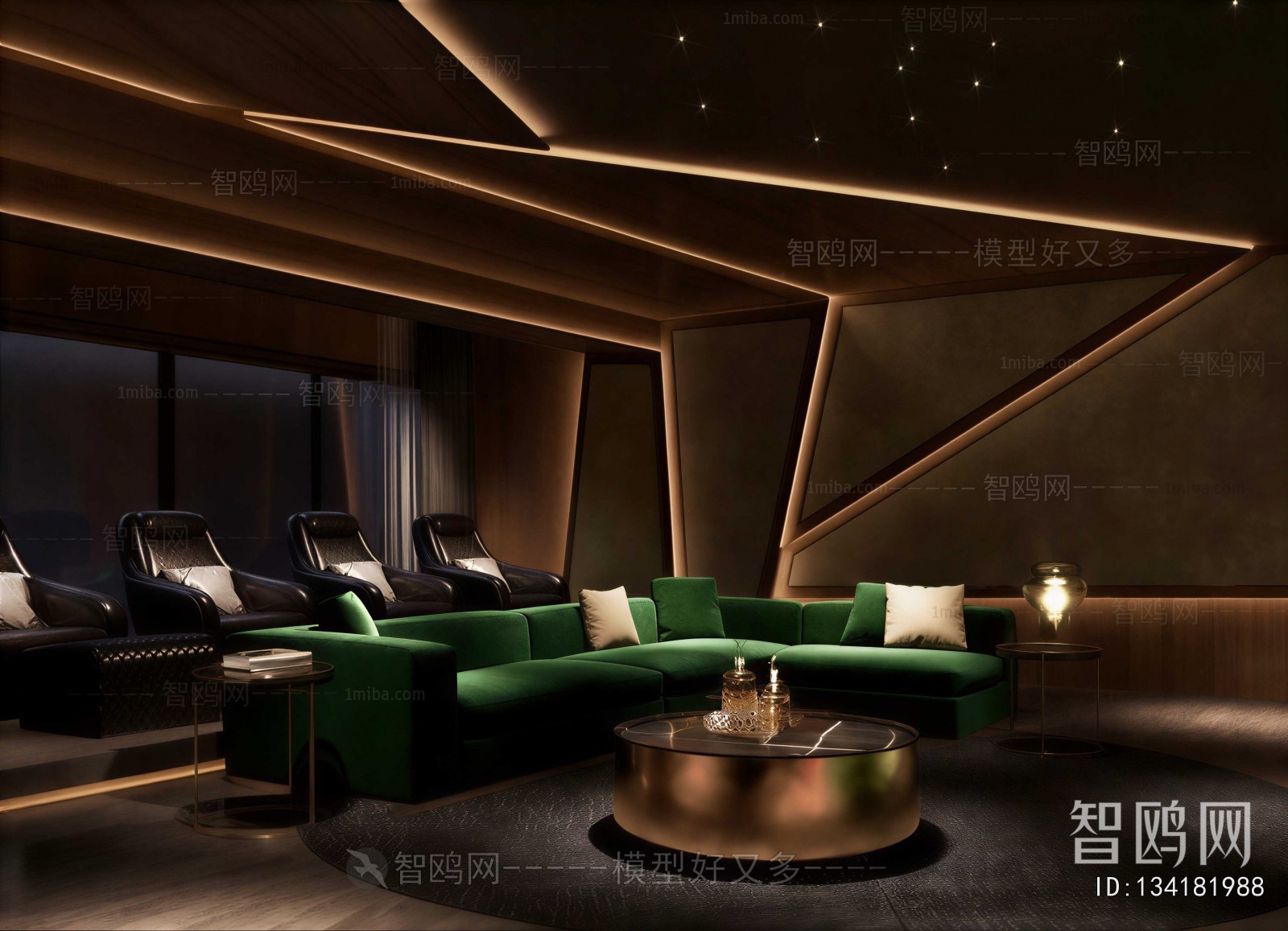 Modern Audiovisual Room