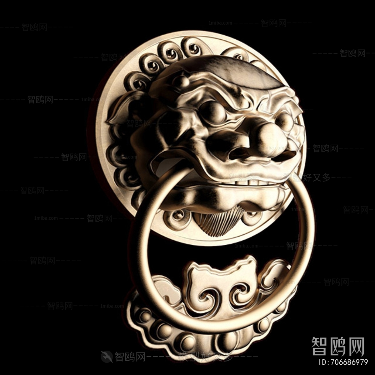 Chinese Style Door Handle