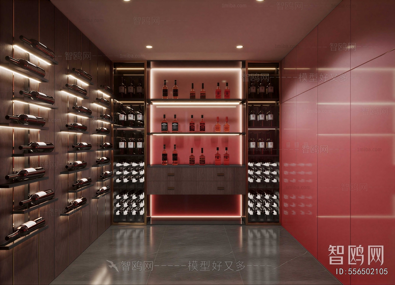 Modern Wine Cellar/Wine Tasting Room