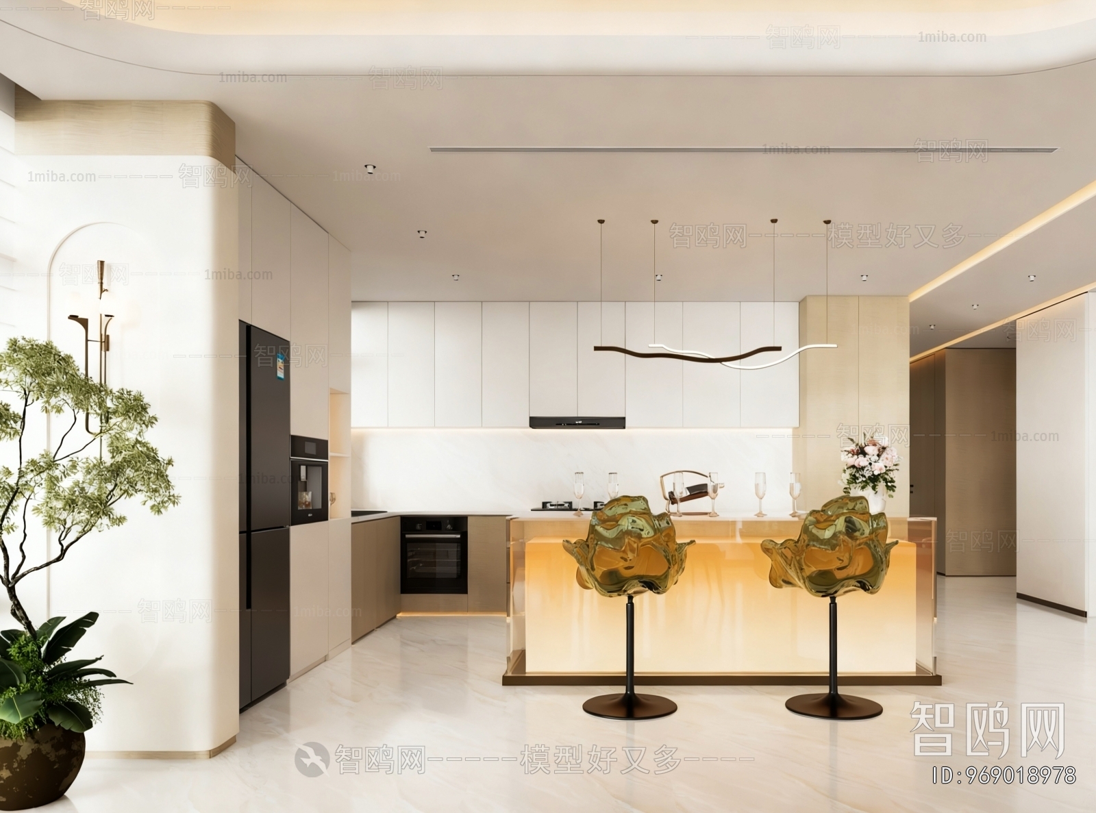 Modern Open Kitchen