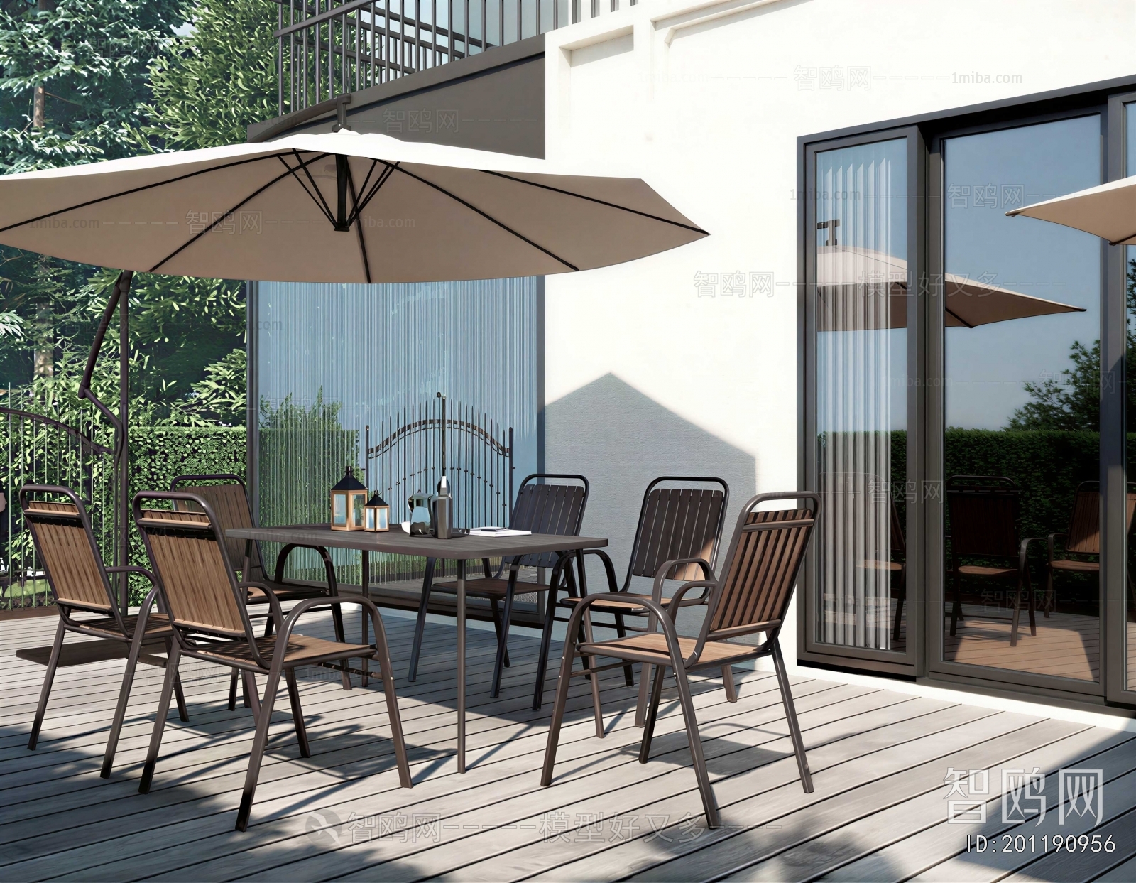 Modern Courtyard/landscape