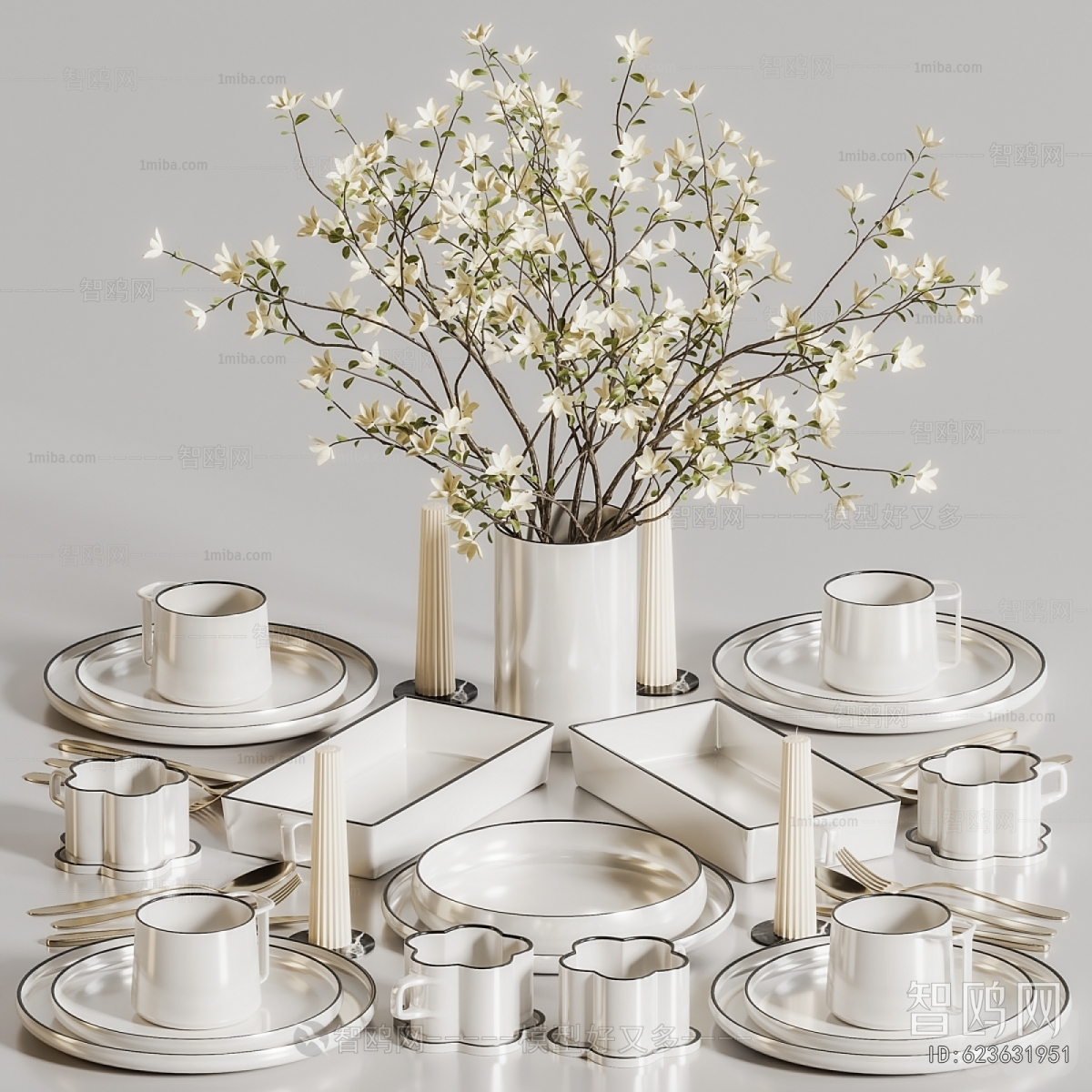 Modern Cutlery/tea Set